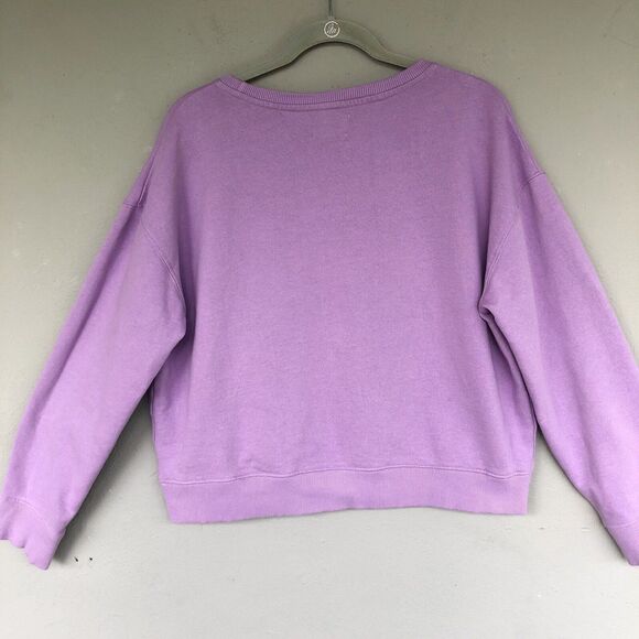 Pact Dreamer Sweatshirt Women L Lilac Boxy Organic Cotton Minimalist Boxy Casual - Picture 7 of 12